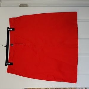 Red Demin Skirt